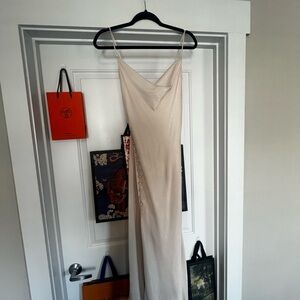 Zara Cream Slip Dress